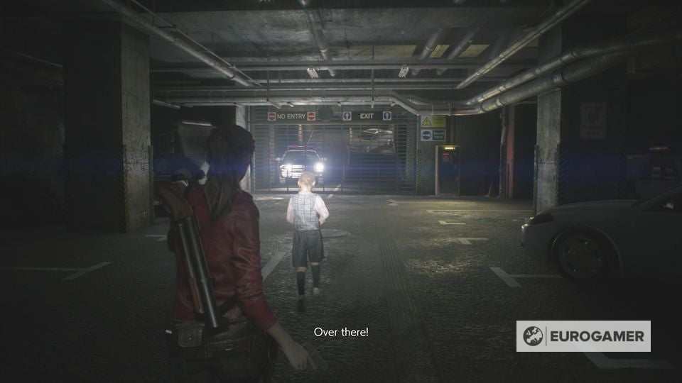 Resident Evil 2 - Parking Garage, Morgue, Diamond Key and Square Crank